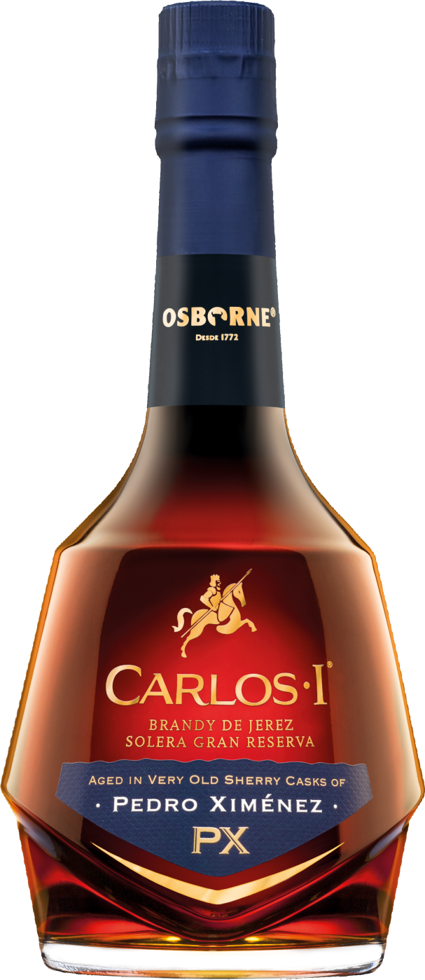 Osborne Carlos I Pedro Ximénez Brandy de Jerez Gran Reserva