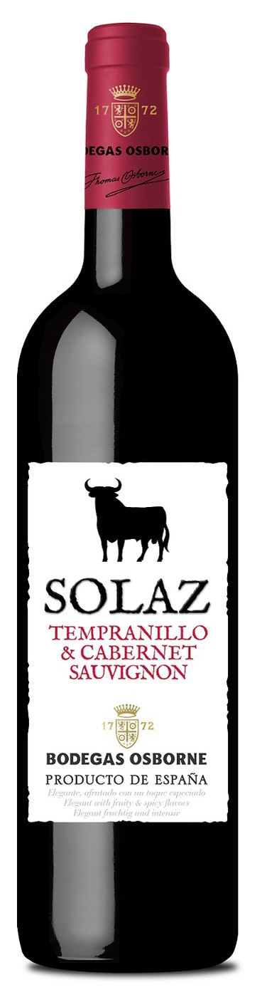 Osborne Solaz Tempranillo Cabernet Sauvignon Rotwein 0,75L