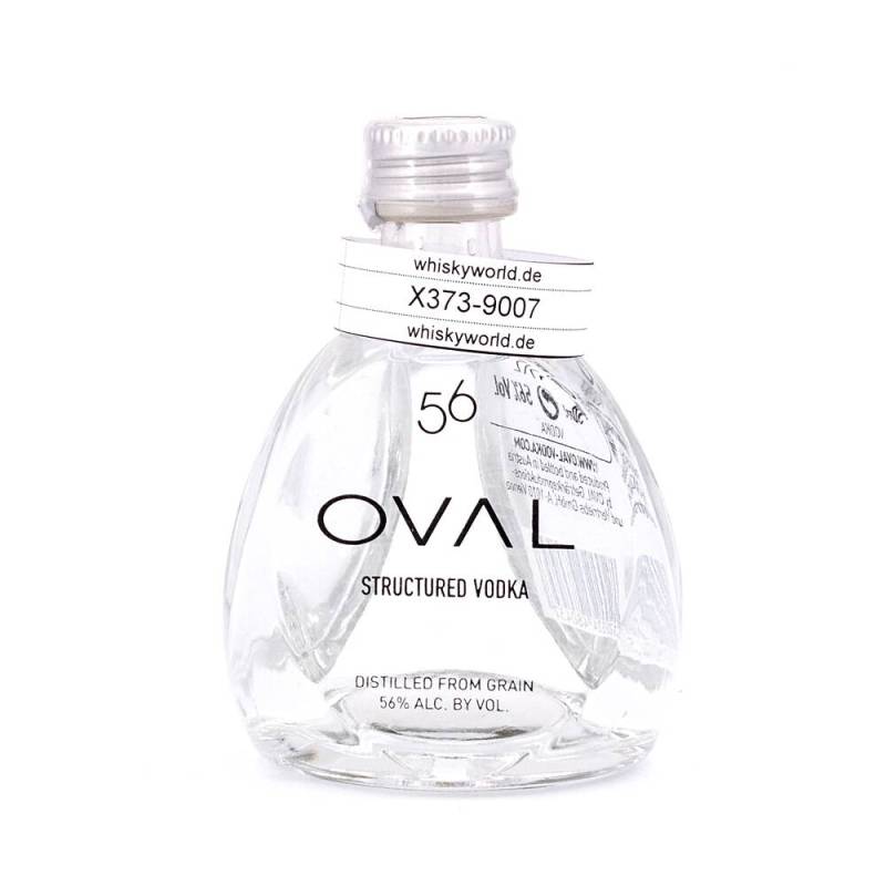 Oval 56 Structured Vodka Miniatur 0,050 L/ 56.0% vol