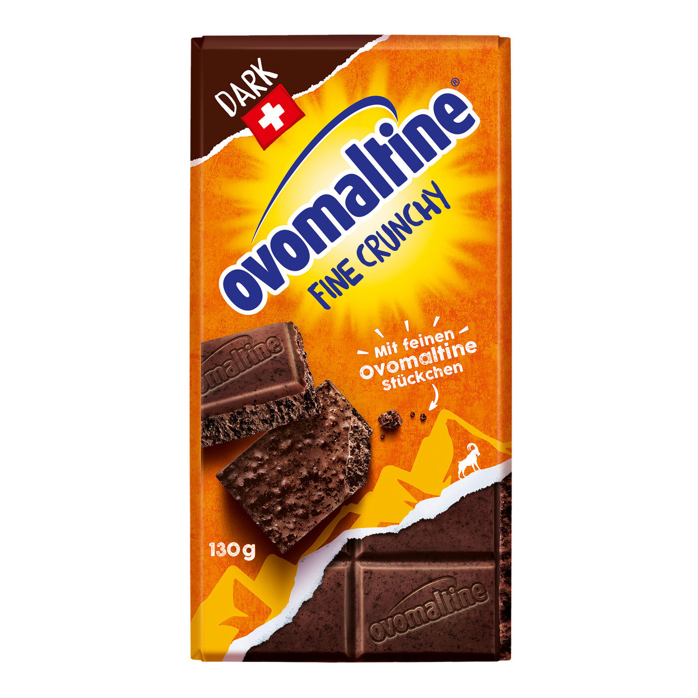 Ovomaltine Fine Crunchy Dark 130G