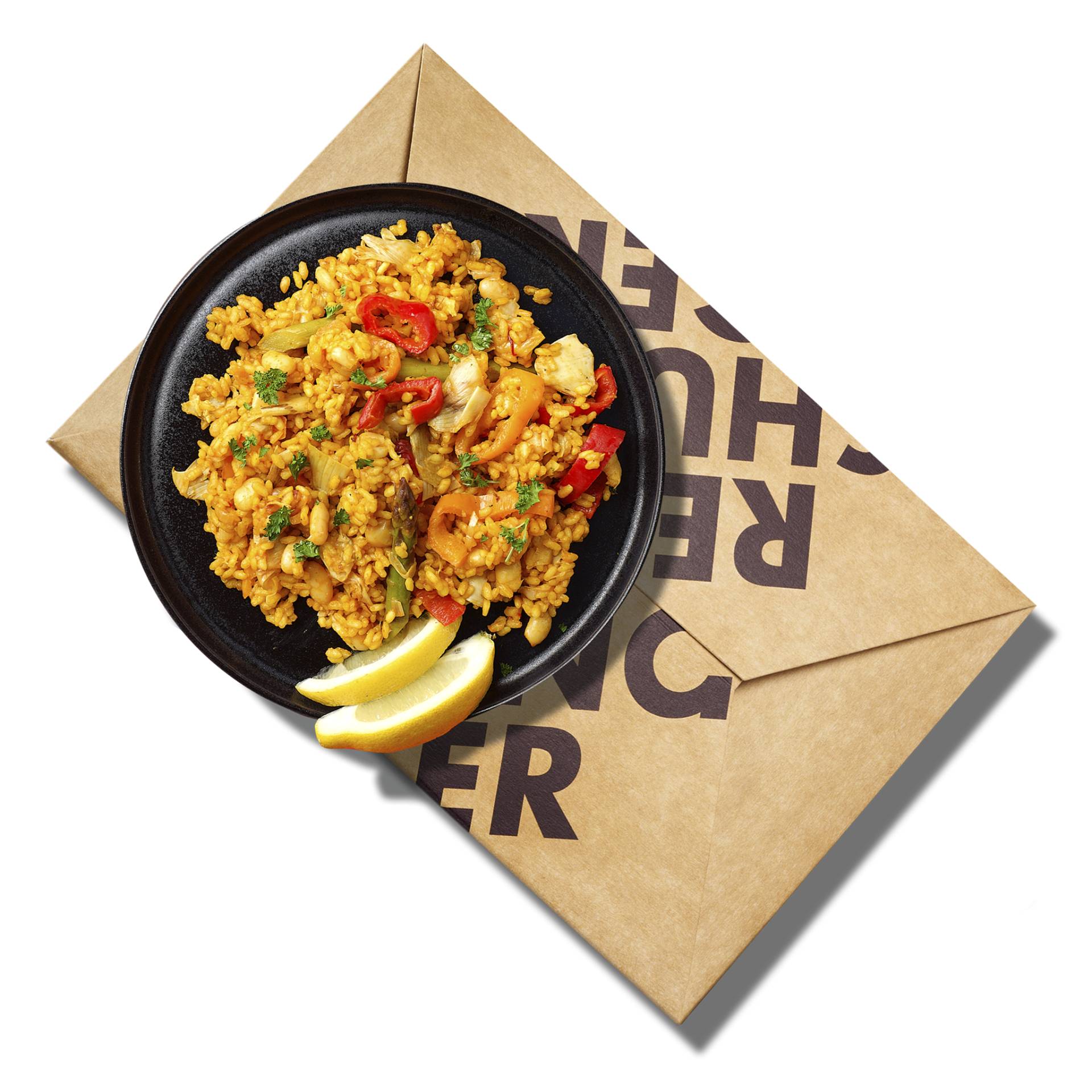 Reishunger Paella Box | Spanische Paella zum Selbermachen | Zutaten für 4 Personen | Vegan