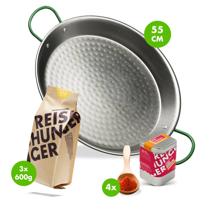 Paella Pfannen Set | Für 16 Personen