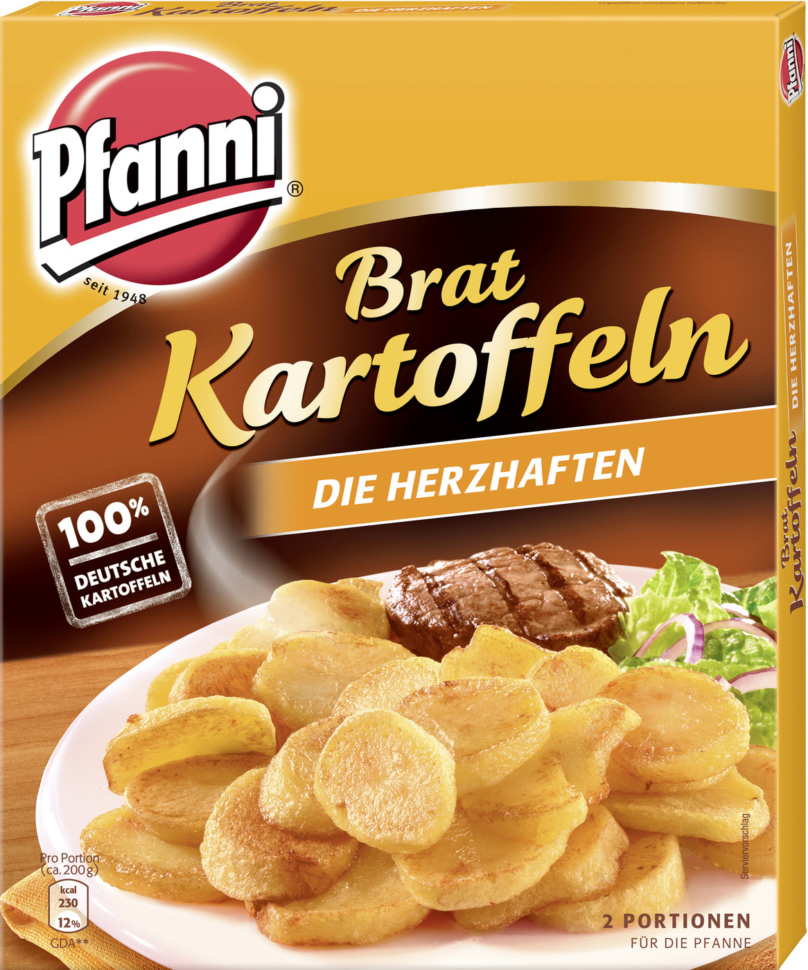 Pfanni Bratkartoffeln Die Herzhaften 400G