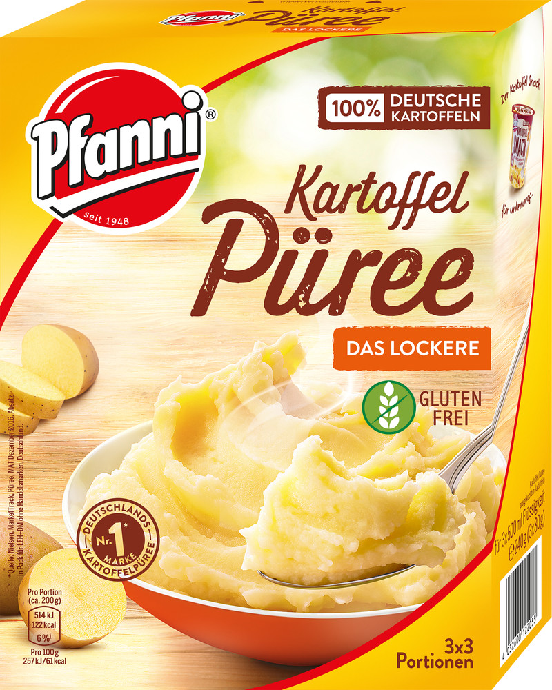 Pfanni Kartoffel Püree das Lockere 3x80G