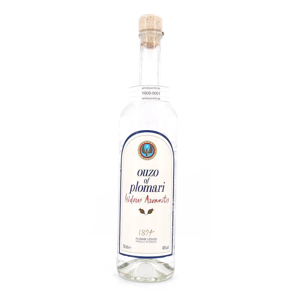 Plomari Ouzo of Plomari Isidozos Azvanitis 0,70 L/ 40.0% vol