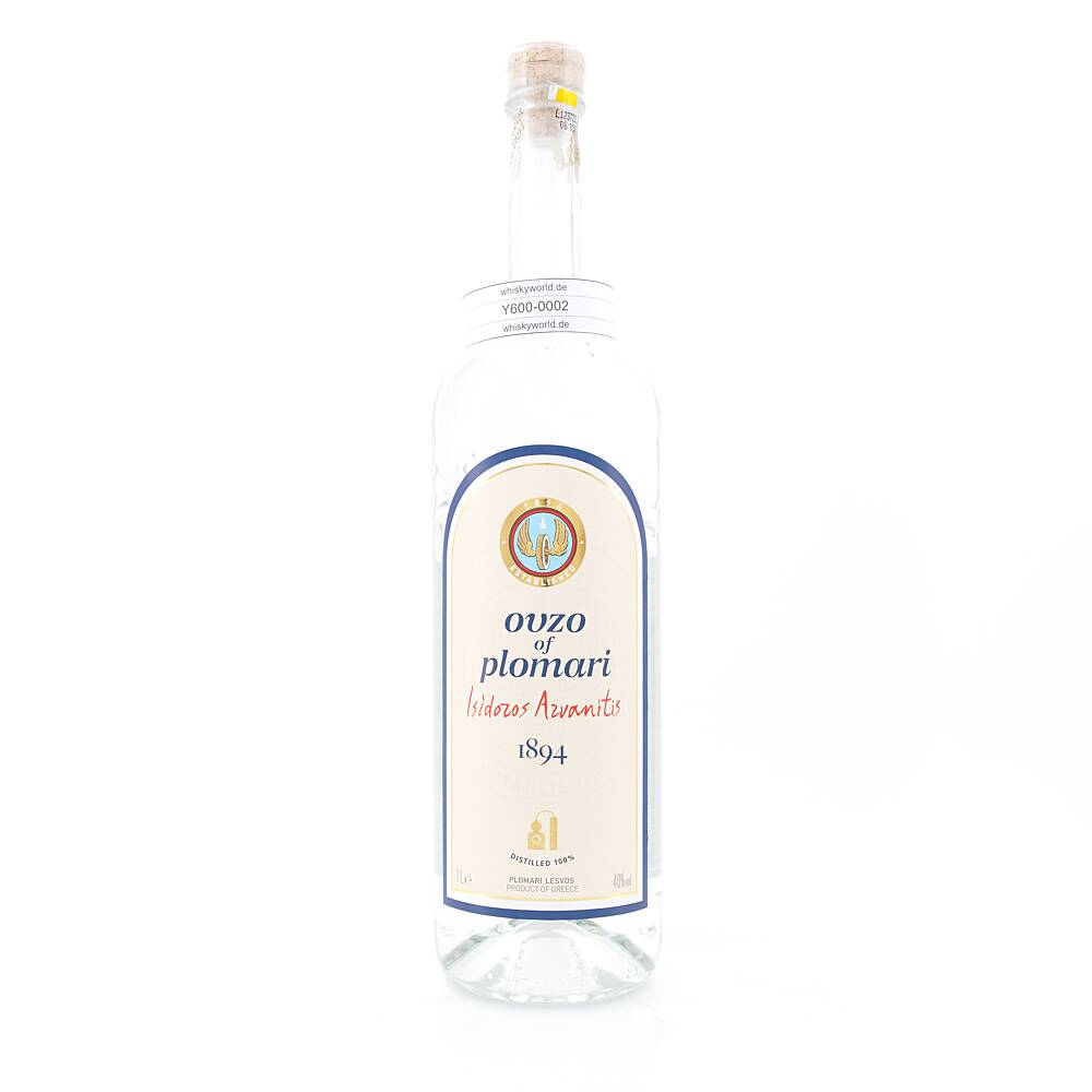 Plomari Ouzo of Plomari Isidozos Azvanitis 1 L/ 40.0% vol