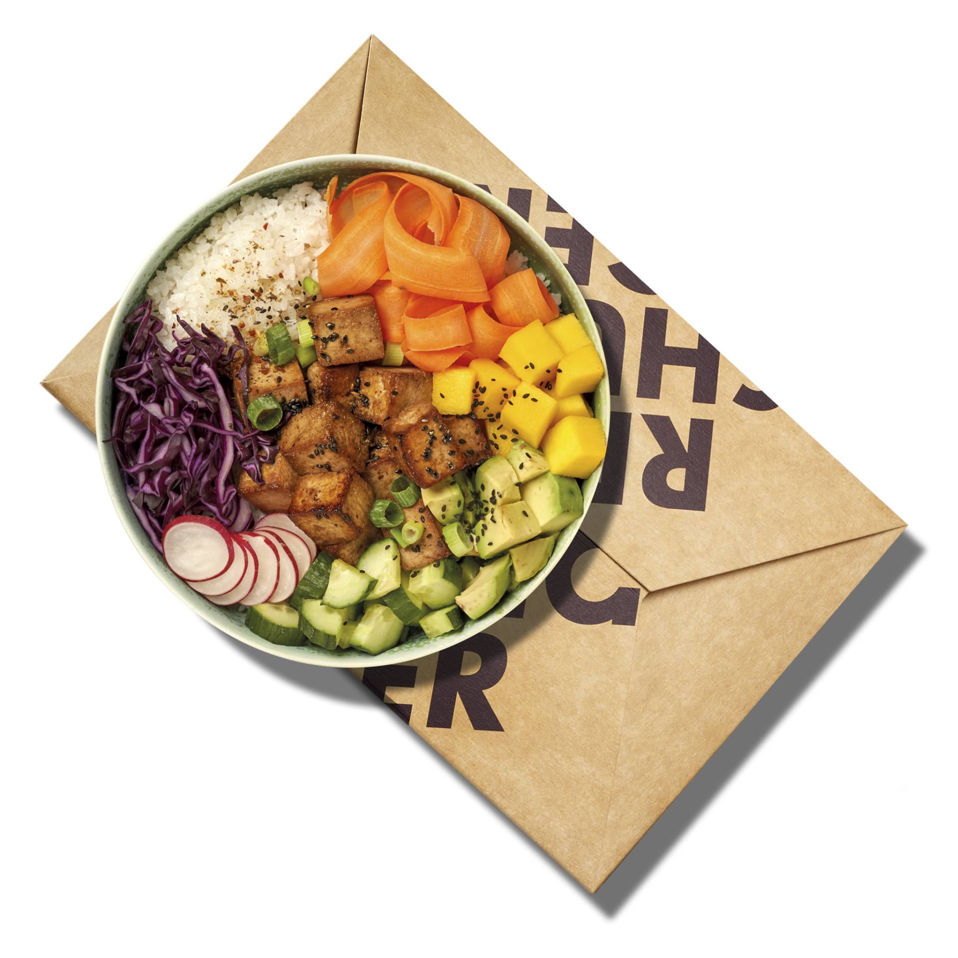 Reishunger Poké Bowl Box | Poké Bowls zum Selbermachen | Zutaten für 4 Personen | Vegan