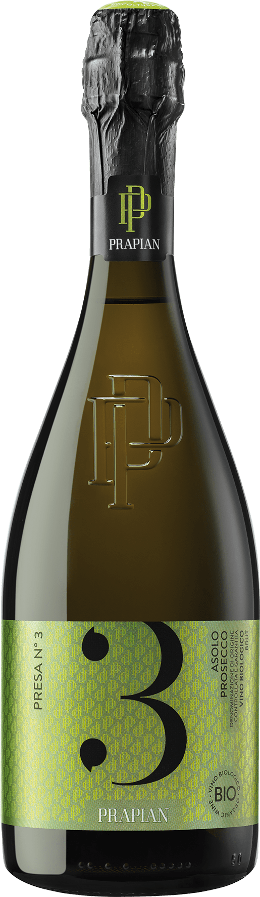 Prapian 3 Volte Asolo Vino biologico Brut Prosecco DOCG