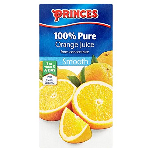 Princes Orangensaft aus Konzentrat glatt, 200 ml, 27 Stück