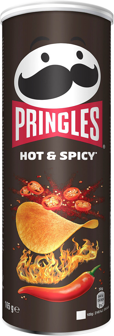 Pringles Hot & Spicy 165G