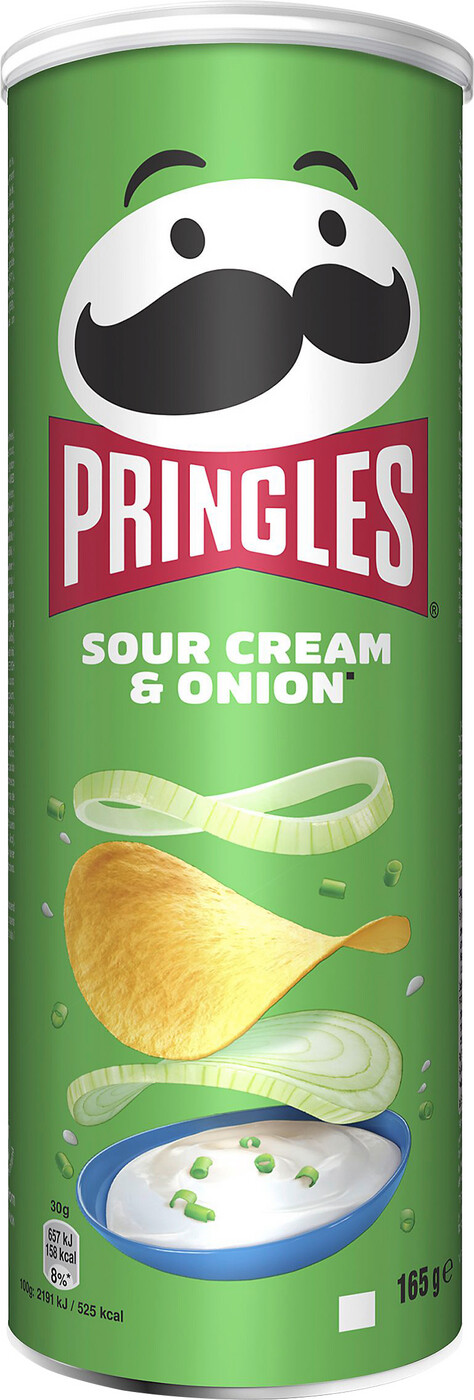 Pringles Sour Cream & Onion 165G