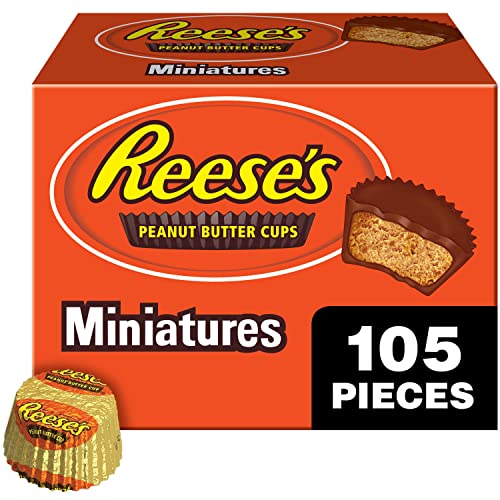 REESE'S Peanut Butter Cup Miniatures (105-Count Boxes, Pack of 2)