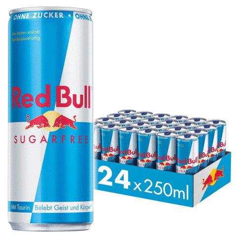 Red Bull Energy Drink Sugarfree 24x250ml