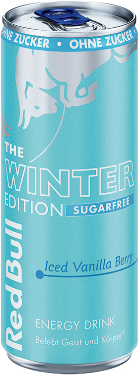 Red Bull Sugarfree Winter Edition Iced Vanilla Berry 0,25L