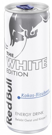 Red Bull White Edition Kokos-Blaubeere 0,25L