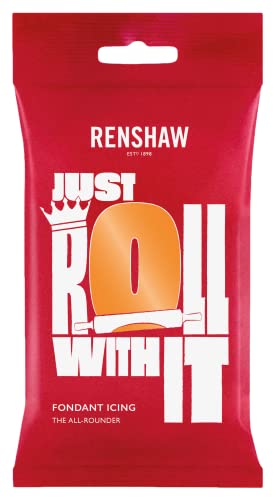 Renshaw Ready To Roll Icing Fondant Cake Regalice Sugarpaste 250g TIGER ORANGE von Renshaw