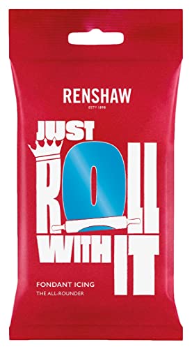 Renshaw Ready To Roll Icing Fondant Cake Regalice Sugarpaste 250g TURQUOISE