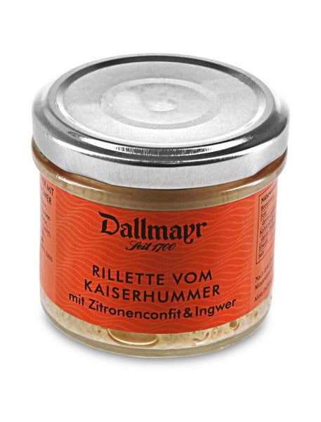 Rillette vom Kaiserhummer mit Zitronenconfit von Alois Dallmayr KG