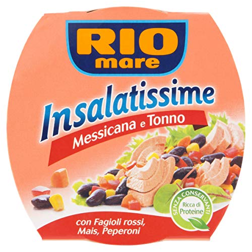 Rio mare insalatissime mexikanischen Thunfisch Salat bereit zu essen – 3 Dosen – 5,64 Gramm je von Rio Mare