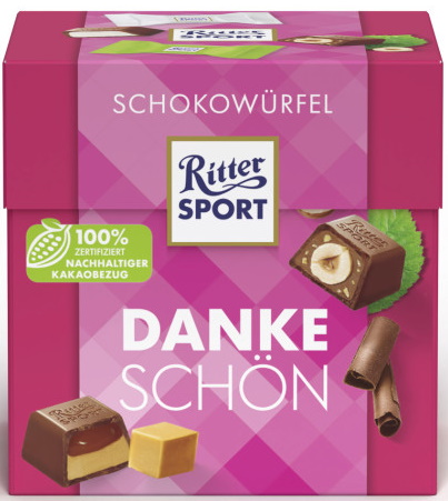 Ritter Sport Schokowuerfel Dankeschön 176G