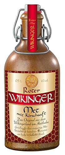 Roter Wikinger Met Behn Honigwein 6,0% Vol. im Tonkrug (12 x 0,5l = 6l Met) von Behn