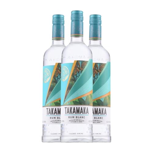 Rum Takamaka Blanc 70 cl (Karton mit 3 Flaschen von 70 cl)