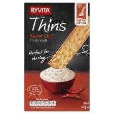 Ryvita Thins Sweet Chilli 125g - Pack of 6 by Ryvita von Ryvita