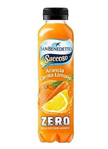 SAN BENEDETTO saftig Null orange Karotte Zitrone 12 x 0,40 l von San Benedetto