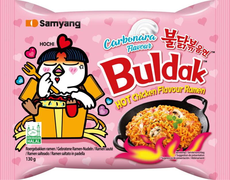 Samyang Buldak Hot Chicken Flavour Ramen Carbonara 130G