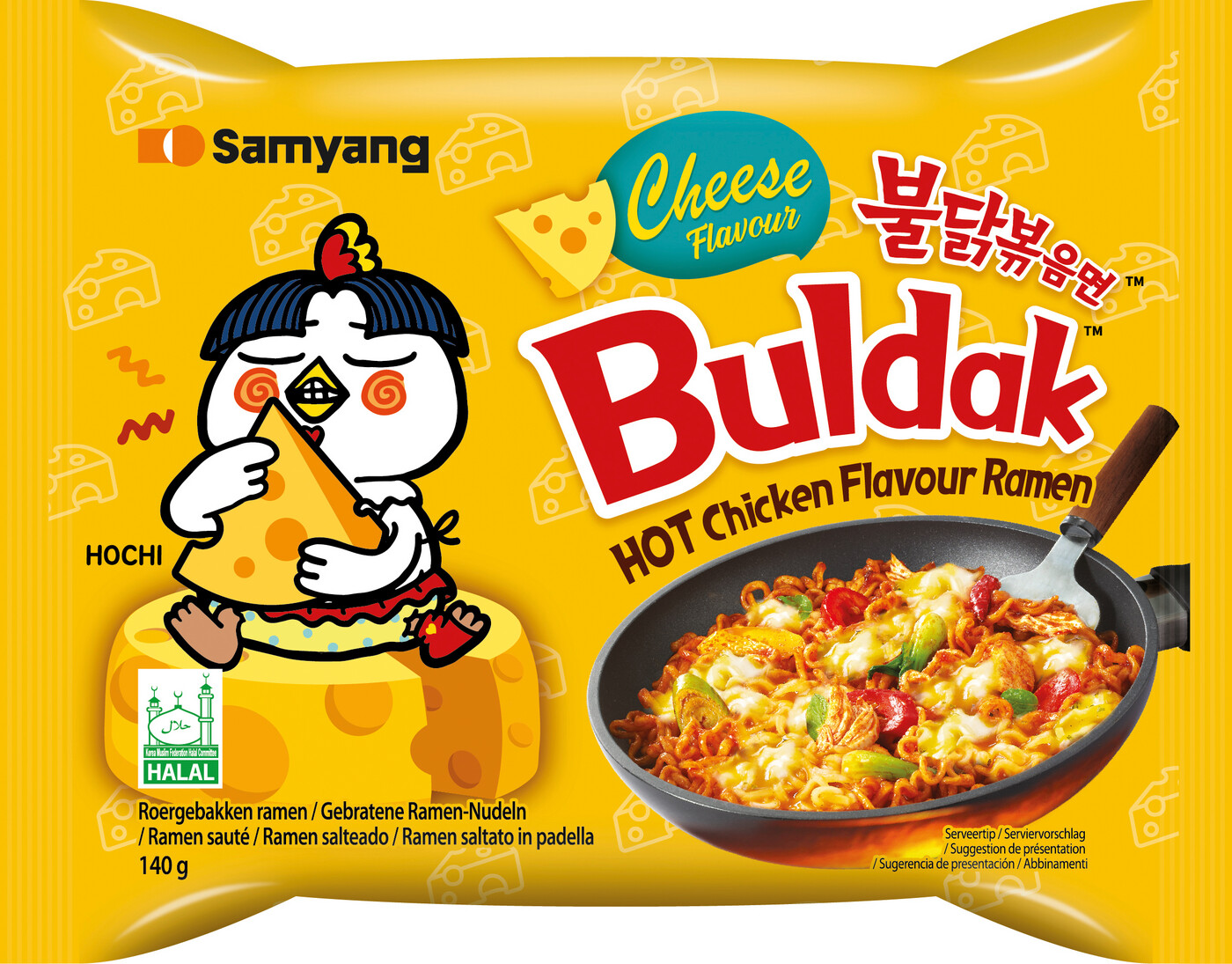 Samyang Hot Chicken Flavour Ramen Cheese 140G