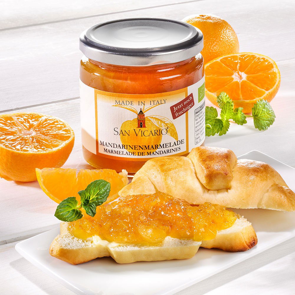 San Vicario Mandarinenmarmelade Bio von Mediterraneo Feinkost