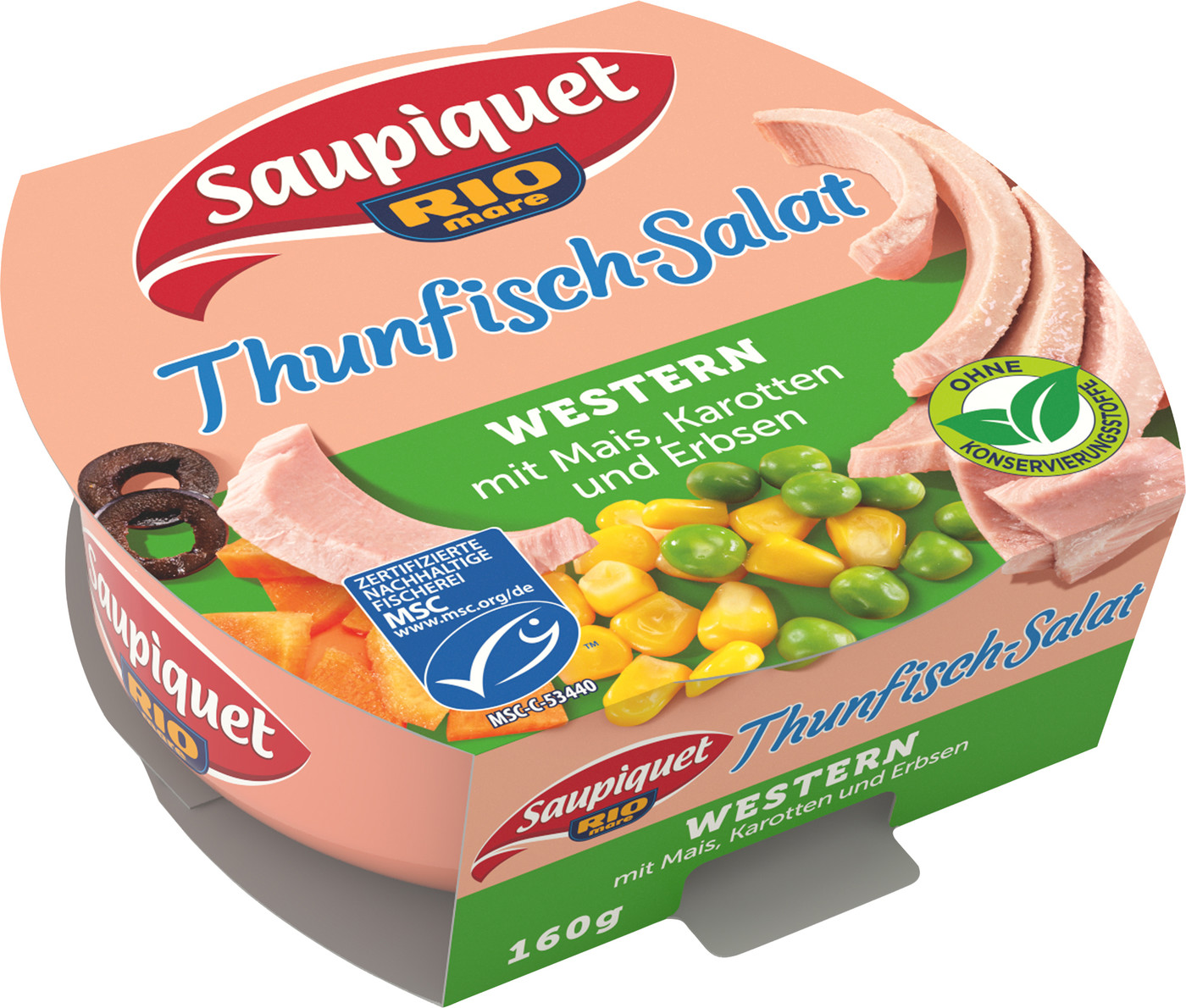 MSC Saupiquet Thunfisch-Salat Western 160g