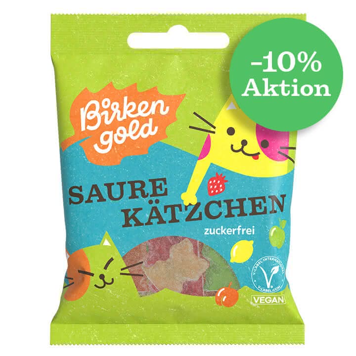 Saure Kätzchen zuckerfrei 50 g