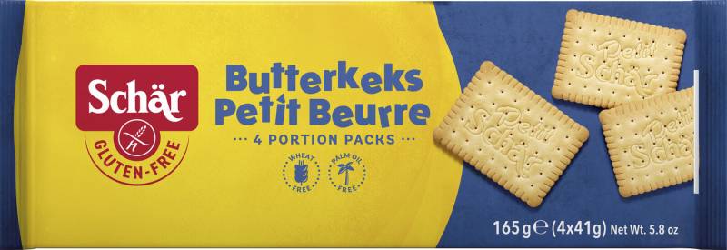 Schär Butterkeks Petit Beurre 165G