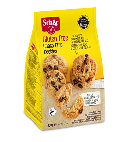 Schär Choco Chip Cookies, 2er Pack (2 x 200 g Packung)