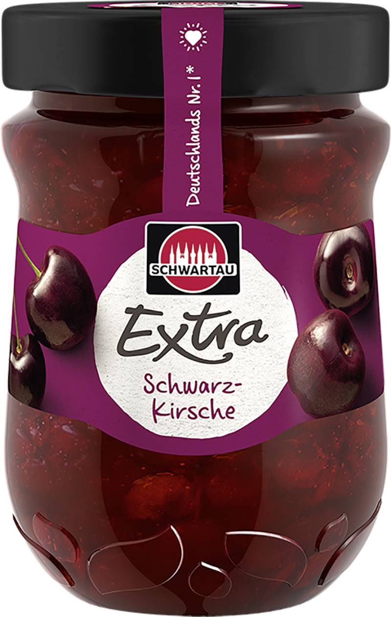 Schwartau Extra Schwarz-Kirsche 340G