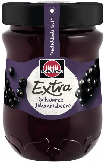 Schwartau Extra Schwarze Johannisbeere 340G