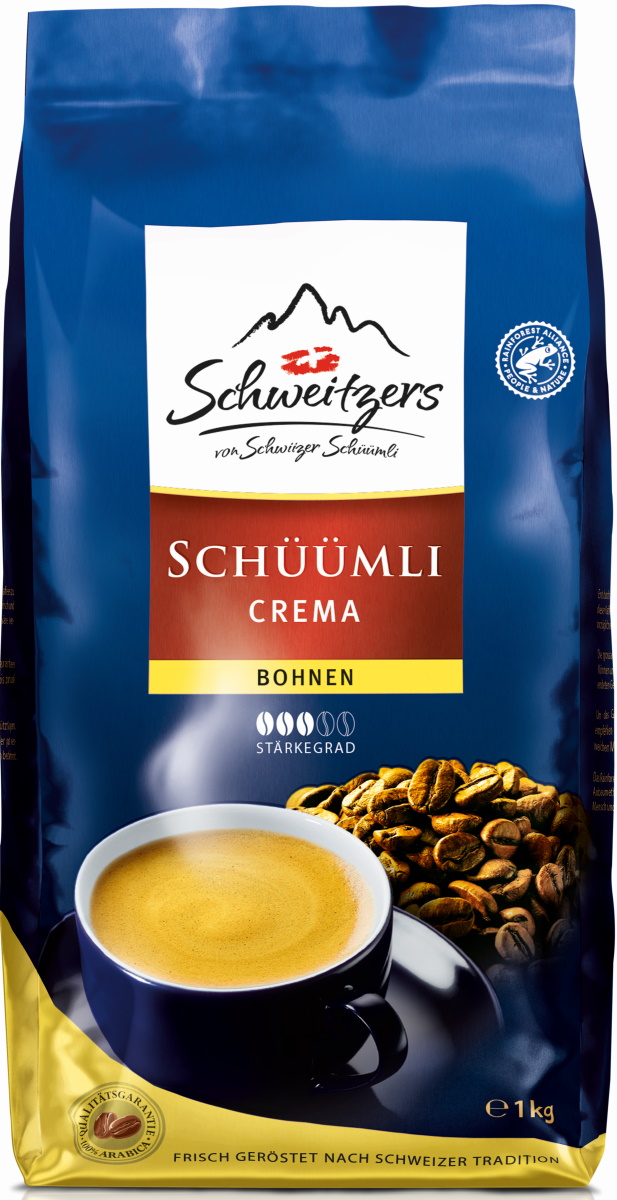 Schweitzers Schüümli Crema Bohnen 1KG