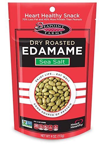 Seapoint Farms Dry Roasted Edamame, Sea Salt, 4-Ounce Pouches (Pack of 12) von SEAPOINT FARMS