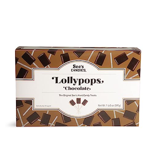 See's Candies 1 lb. 5 oz. Chocolate Lollypops