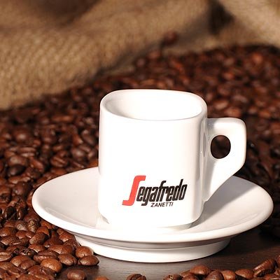 Segafredo Kaffee Espressotasse mit Untertasse von Segafredo