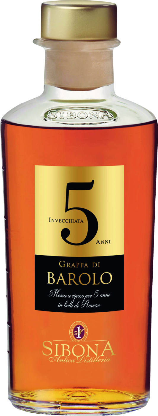 Sibona Grappa di Barolo »Invecchiata 5 Anni«