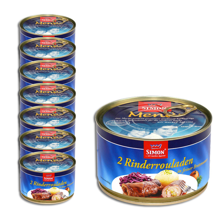 Simon 2 Rinderrouladen in pikanter Sauce 6x400G