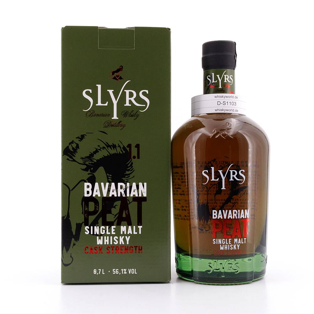 Slyrs BAVARIAN Peat Cask Strength 1.1 Limited 0,70 L/ 56.1% vol