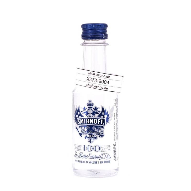 Smirnoff Blue 100 Miniatur PET 0,050 L/ 50.0% vol