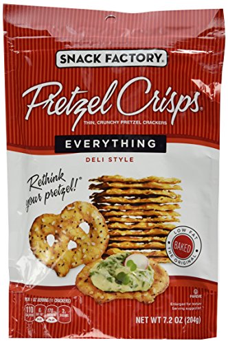 Snack Factory Pretzel Crisps Everything, 7.2-Ounce (Pack of 6) von Snack Factory