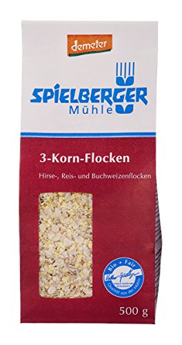 3-Korn-Flocken, demeter 1 x 500 gr von Spielberger