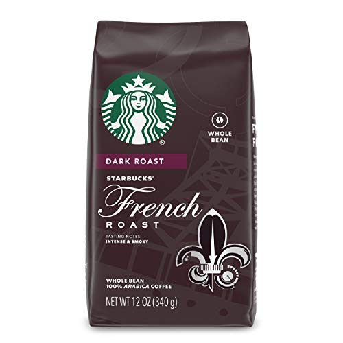 Starbucks Dark Roast Whole Bean Coffee — French Roast — 100% Arabica — 1 Beutel (340 ml) von Starbucks