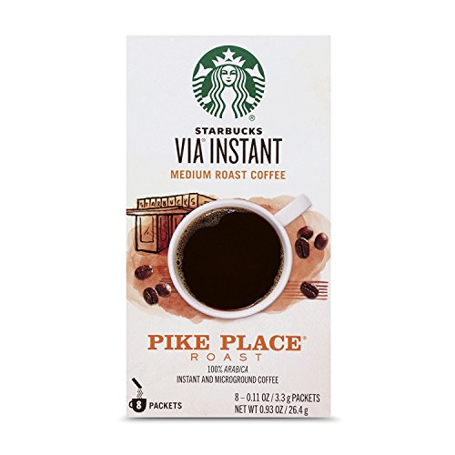 Starbucks VIA Instant Coffee Medium Bratpäckchen — Hecht Platzbraten — 1 Box (8 Packungen) von Starbucks