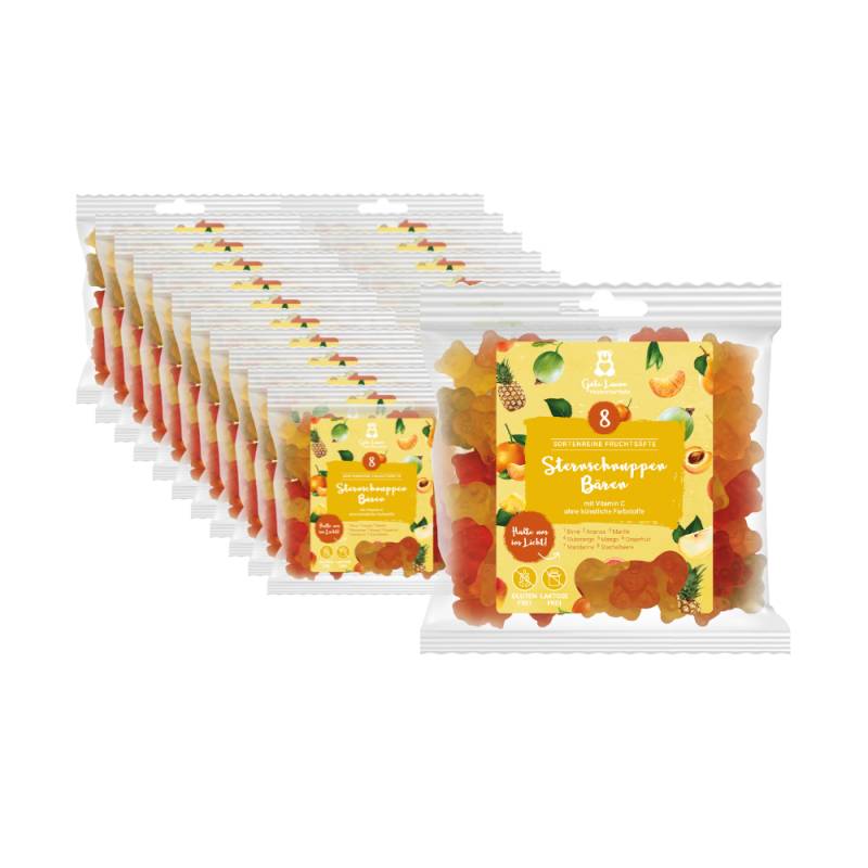 Sternschnuppen Bären (helle Fruchtgummis) - Großverpackung (VE mit 23 x 150g Tüt...